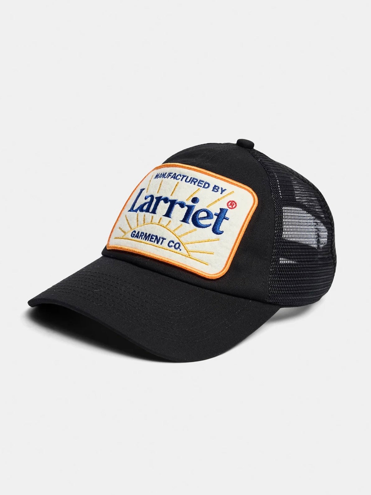 Larriet Black Trucker Cap
