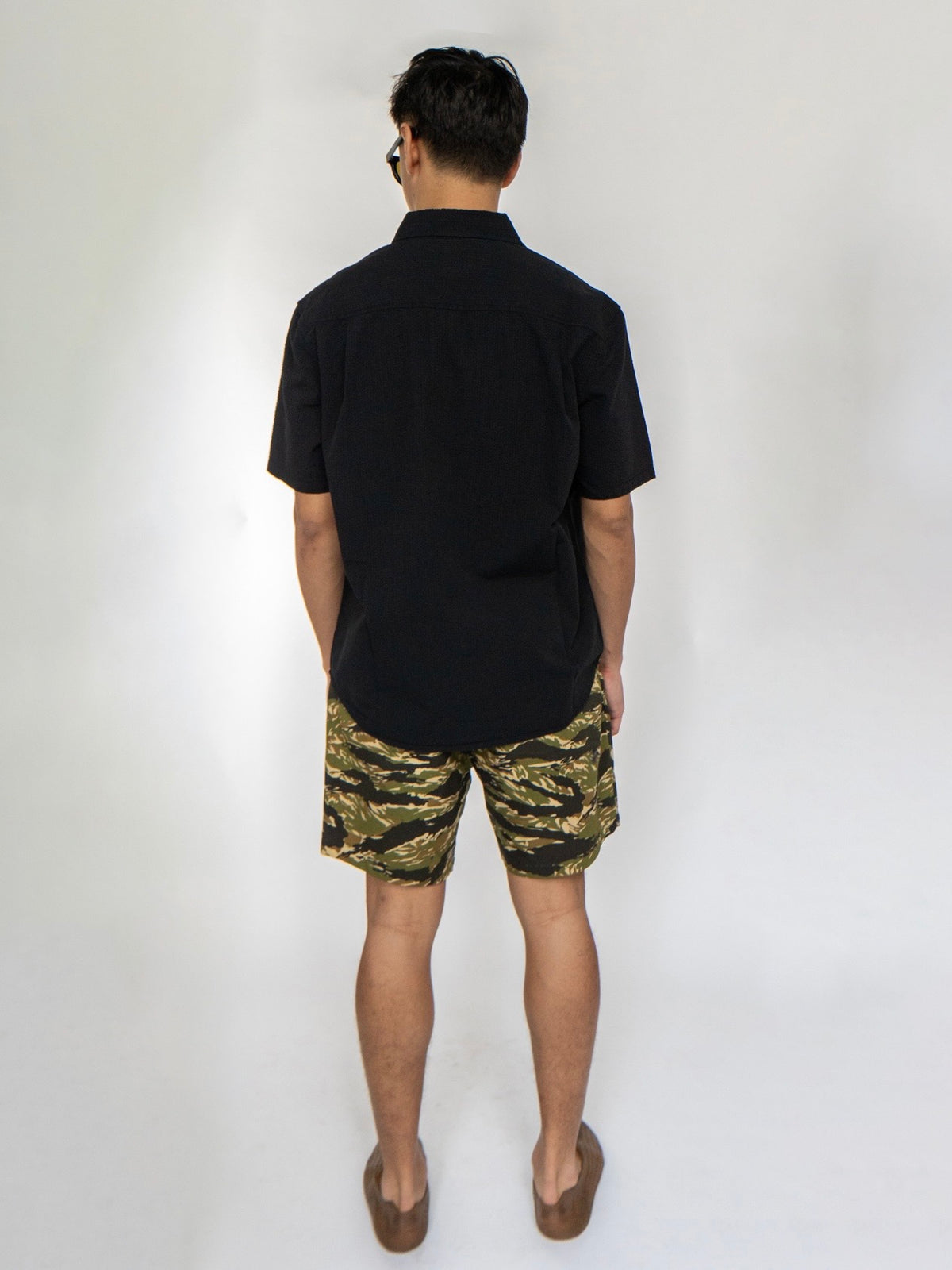 Cliff Short Sleeve Shirt Black Seer