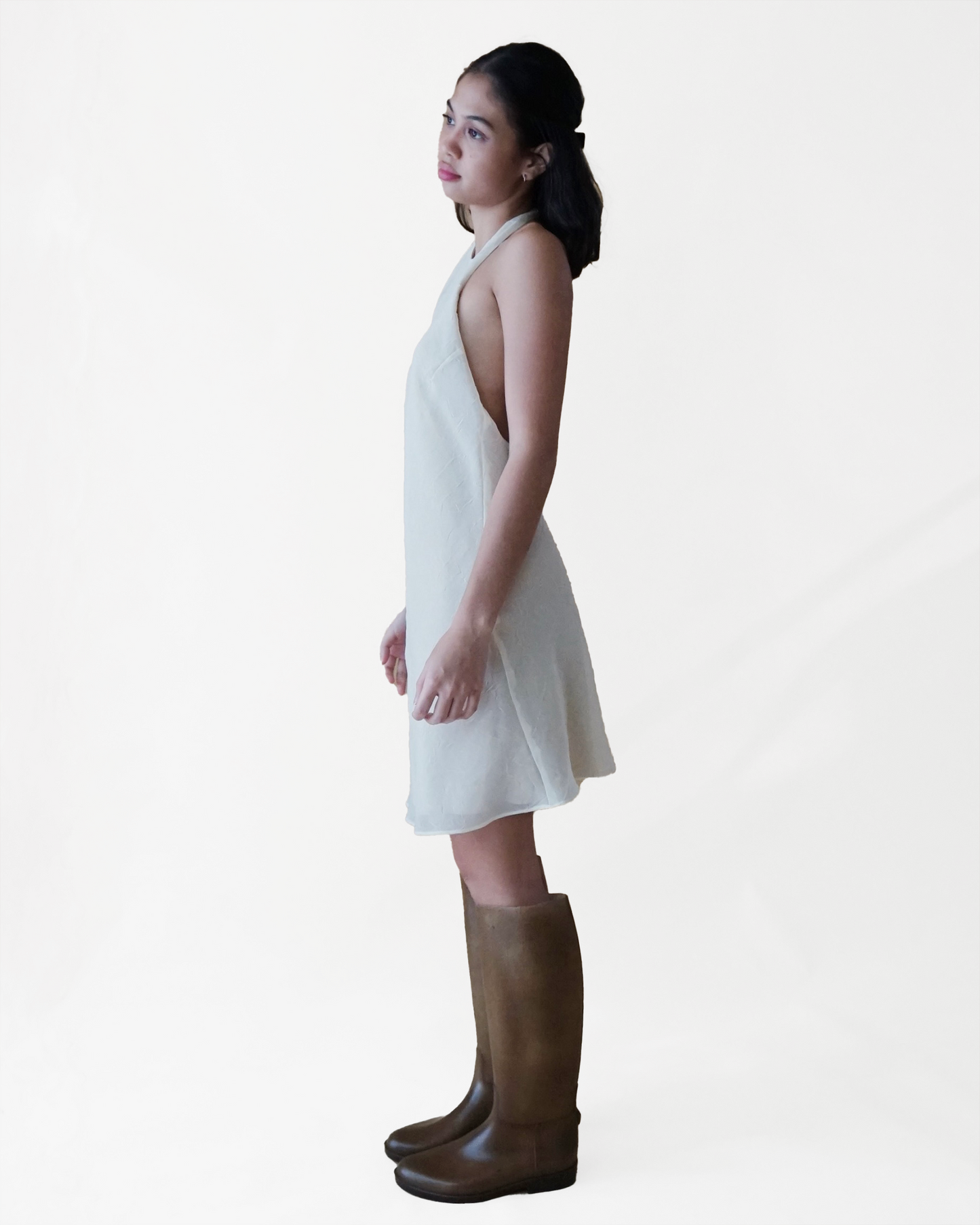 Halter Bias Mini Cornsilk