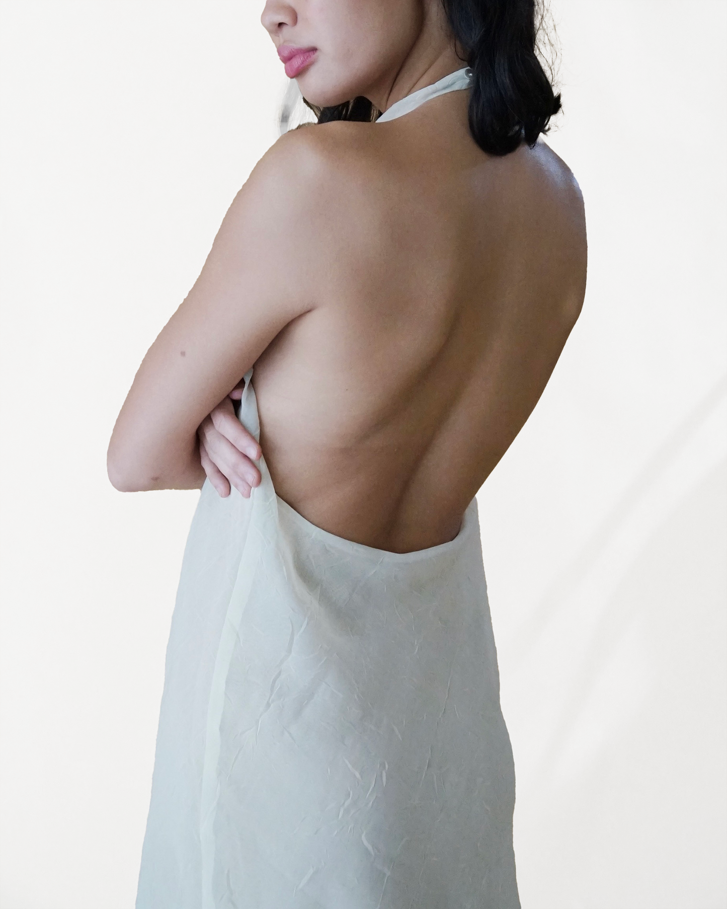 Halter Bias Mini Cornsilk