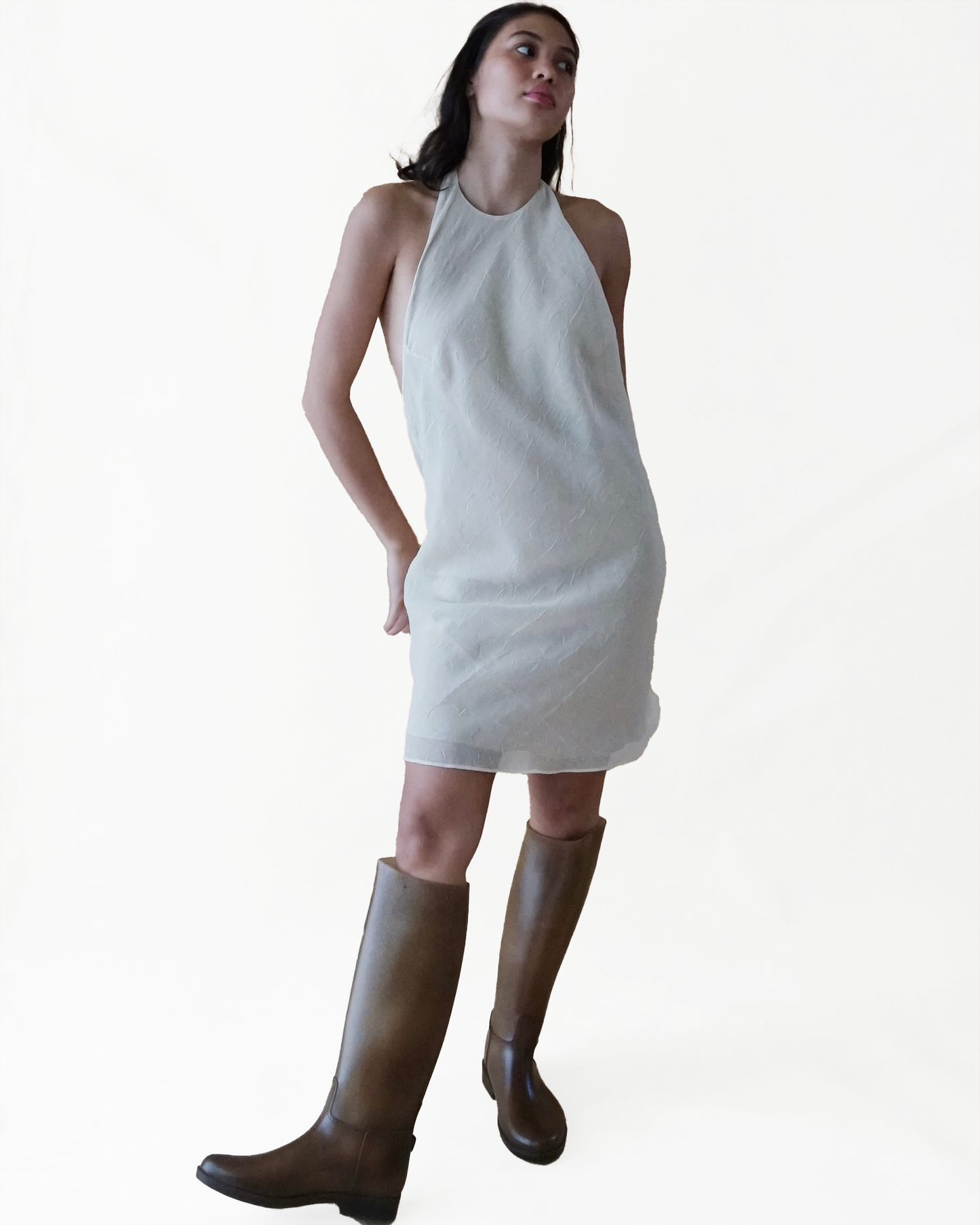 Halter Bias Mini Cornsilk