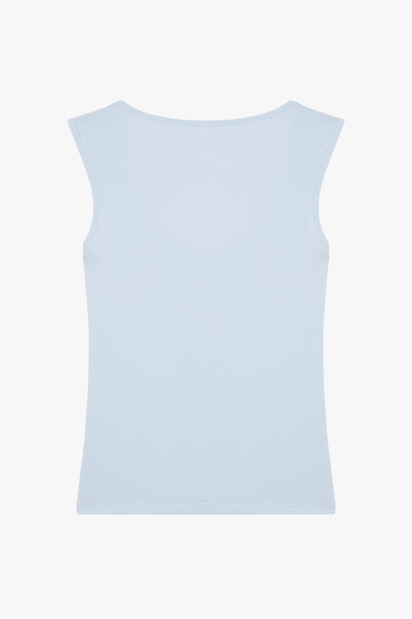 Go-To Boatneck Tank Baby Blue