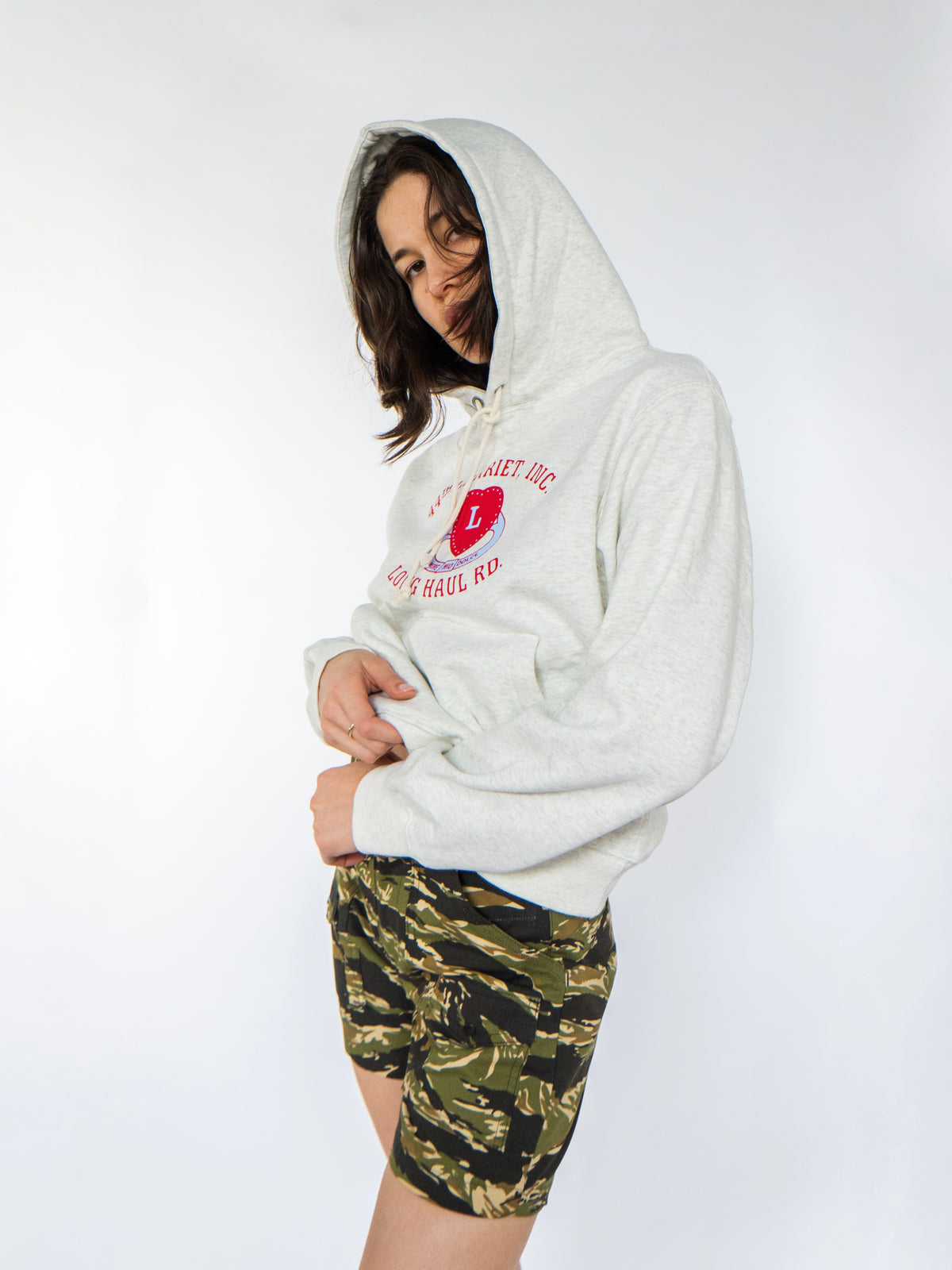 Women's Amore Hoodie Grey Marle