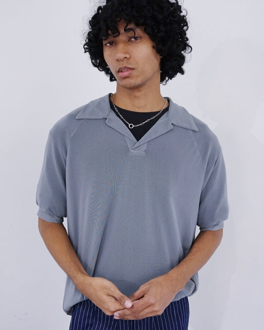 Mesh Polo Granite