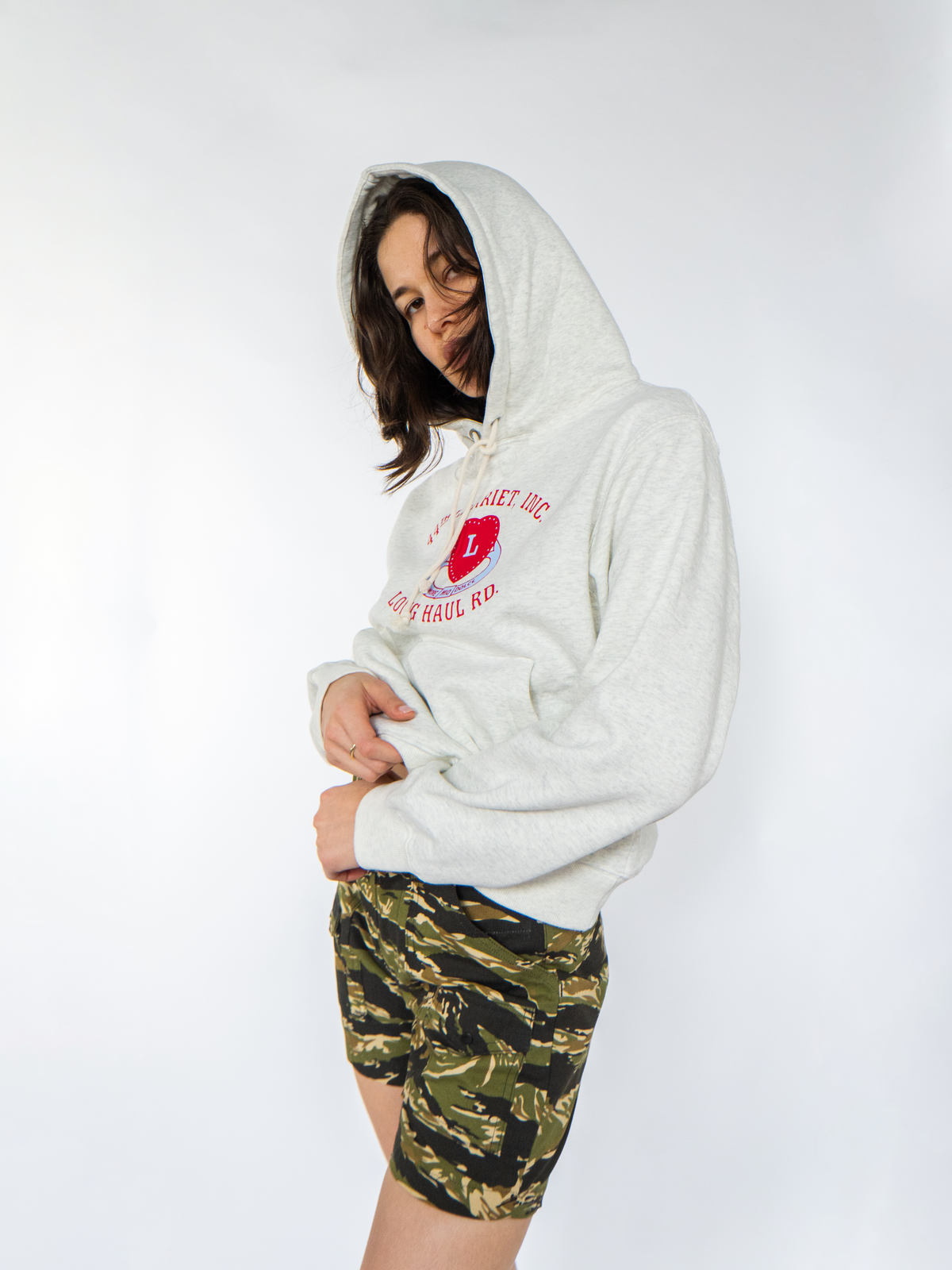 Women's Amore Hoodie Grey Marle