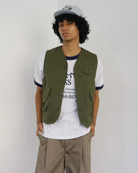 Harrier Vest Olive Rip-stop