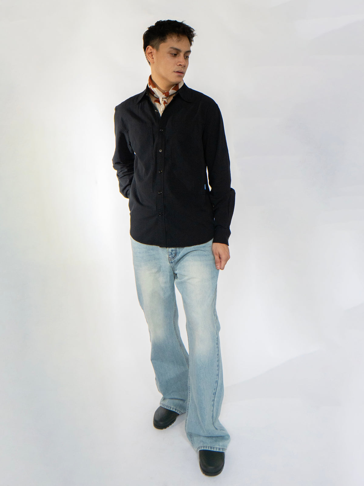 Grant Shirt Black Seer