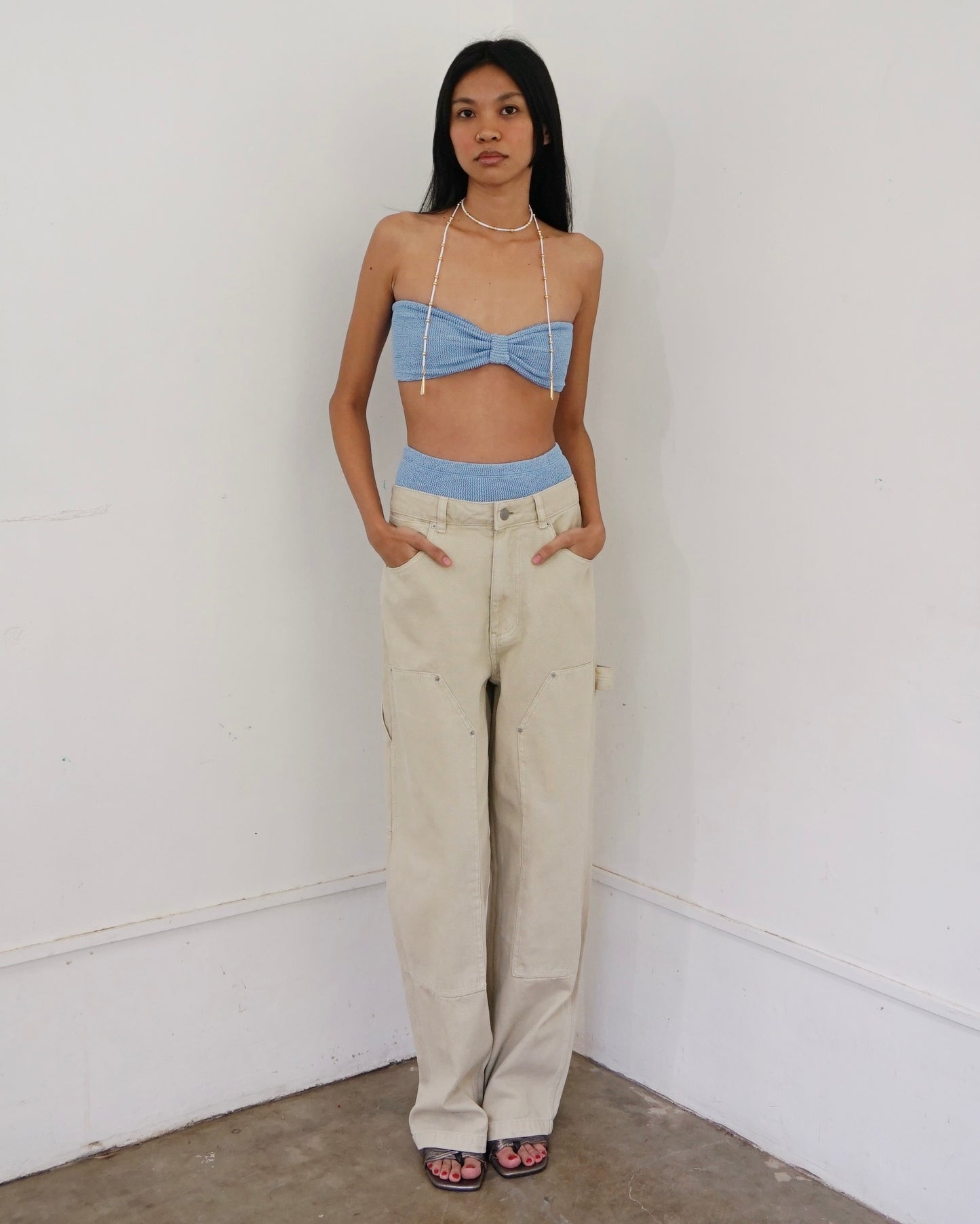 Double Knee Carpenter Pant Used Natural