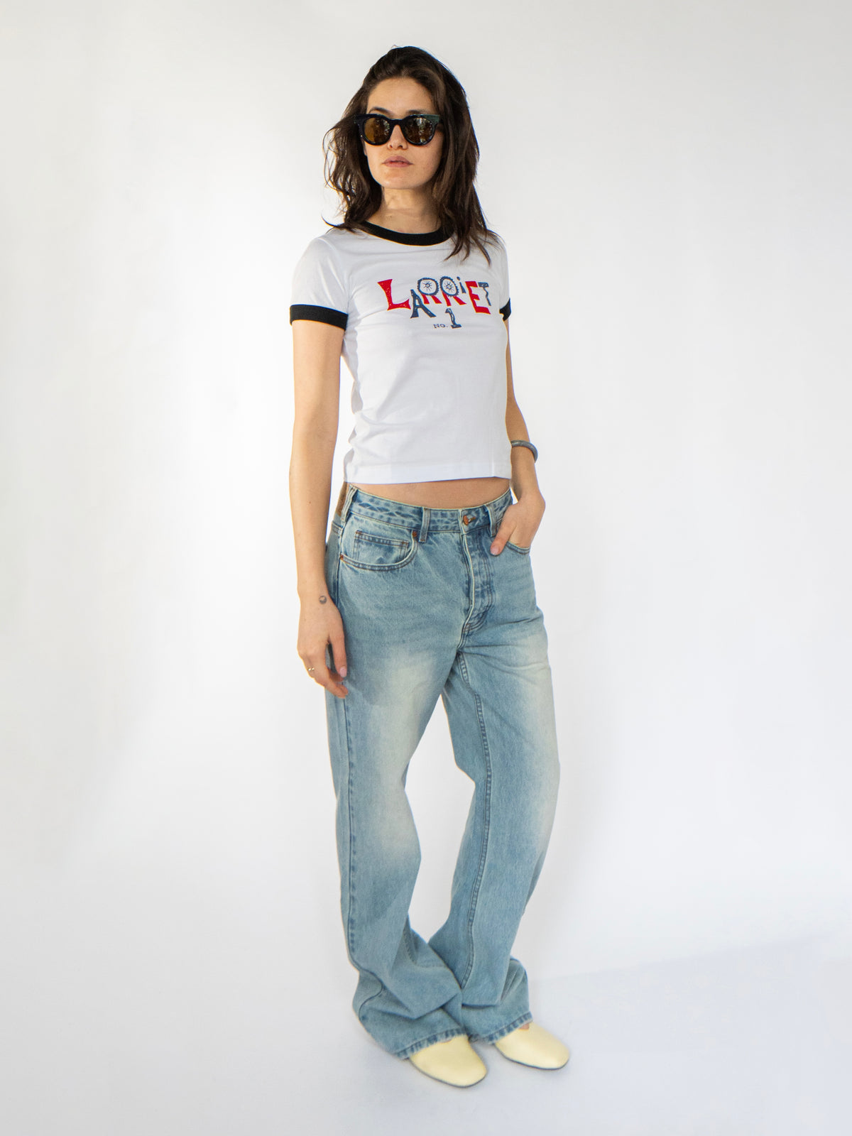 Women's Wale Jeans Light Wash