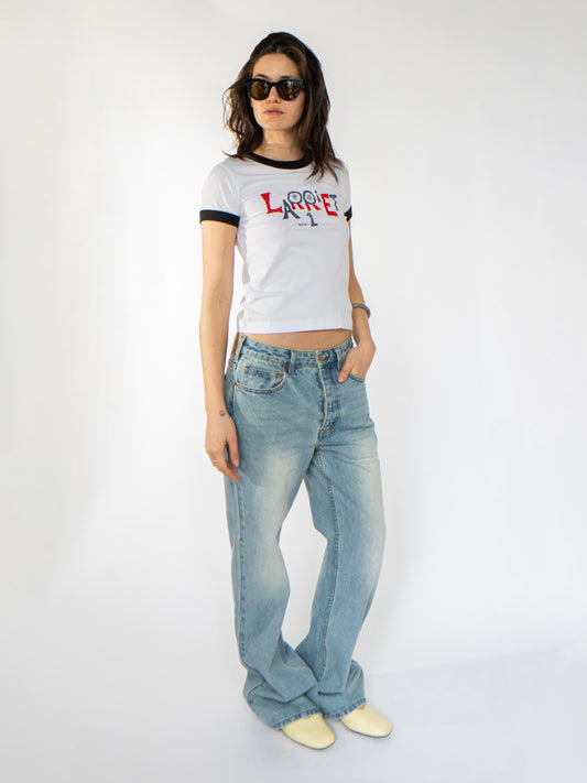 Women's Wale Jeans Light Wash
