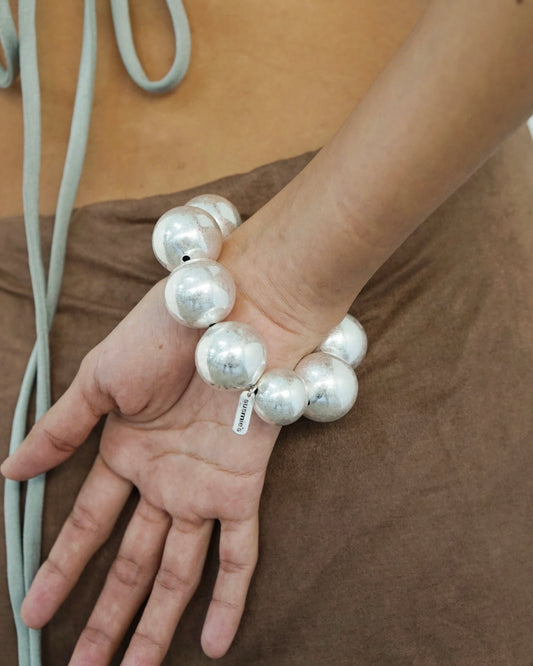 Snowball Silver Bracelet