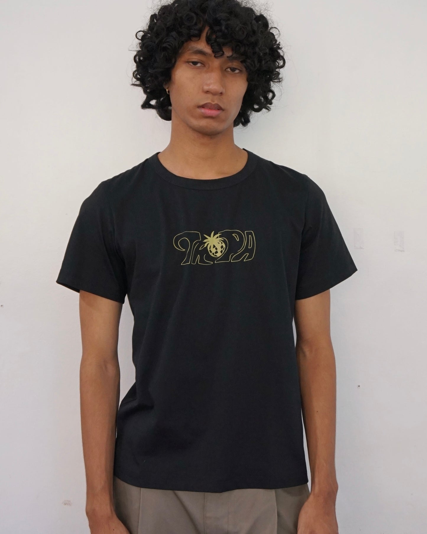 Tropa Disco Logo Tee Black