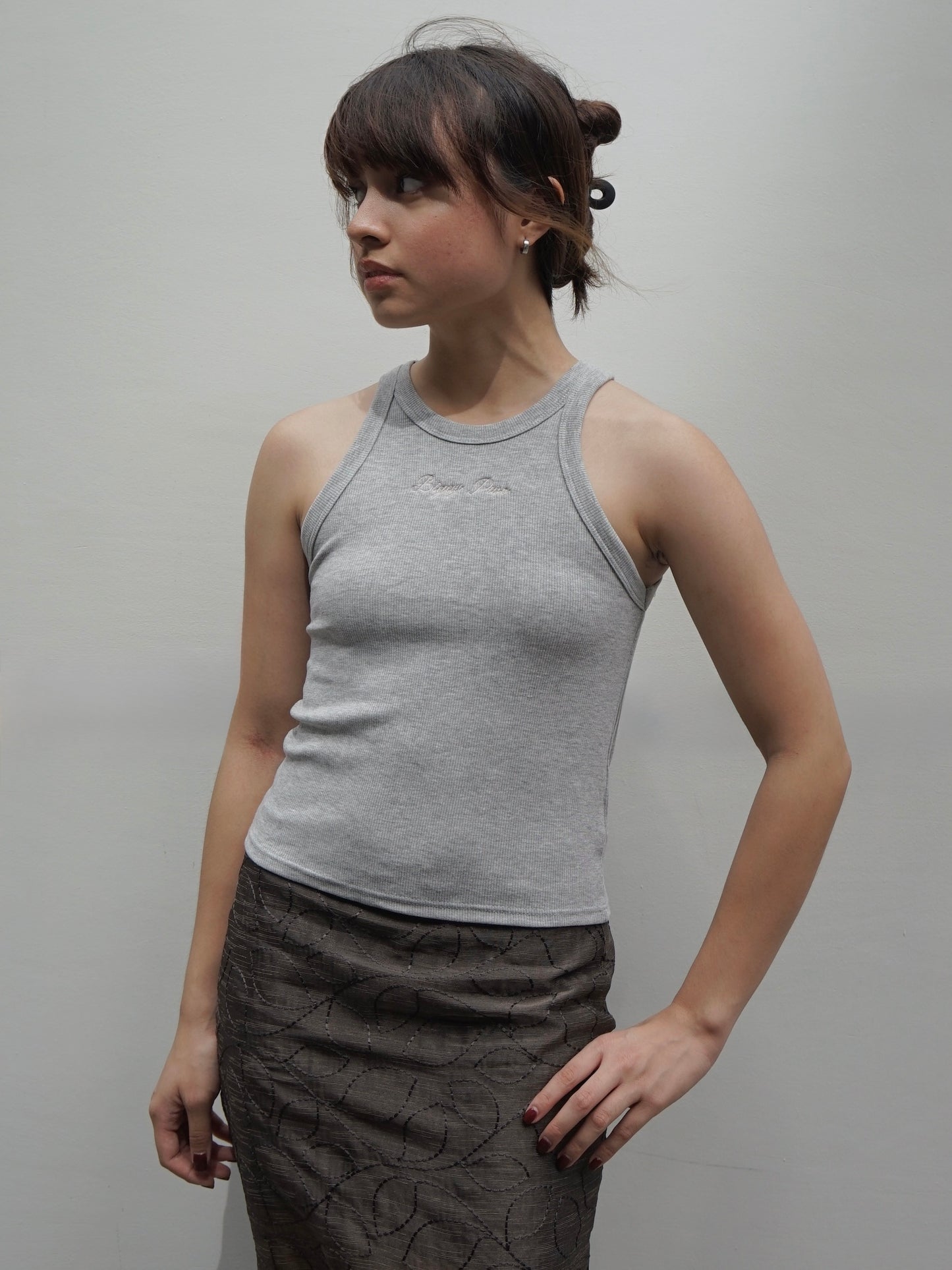 Bigay Puso Tank Top Grey