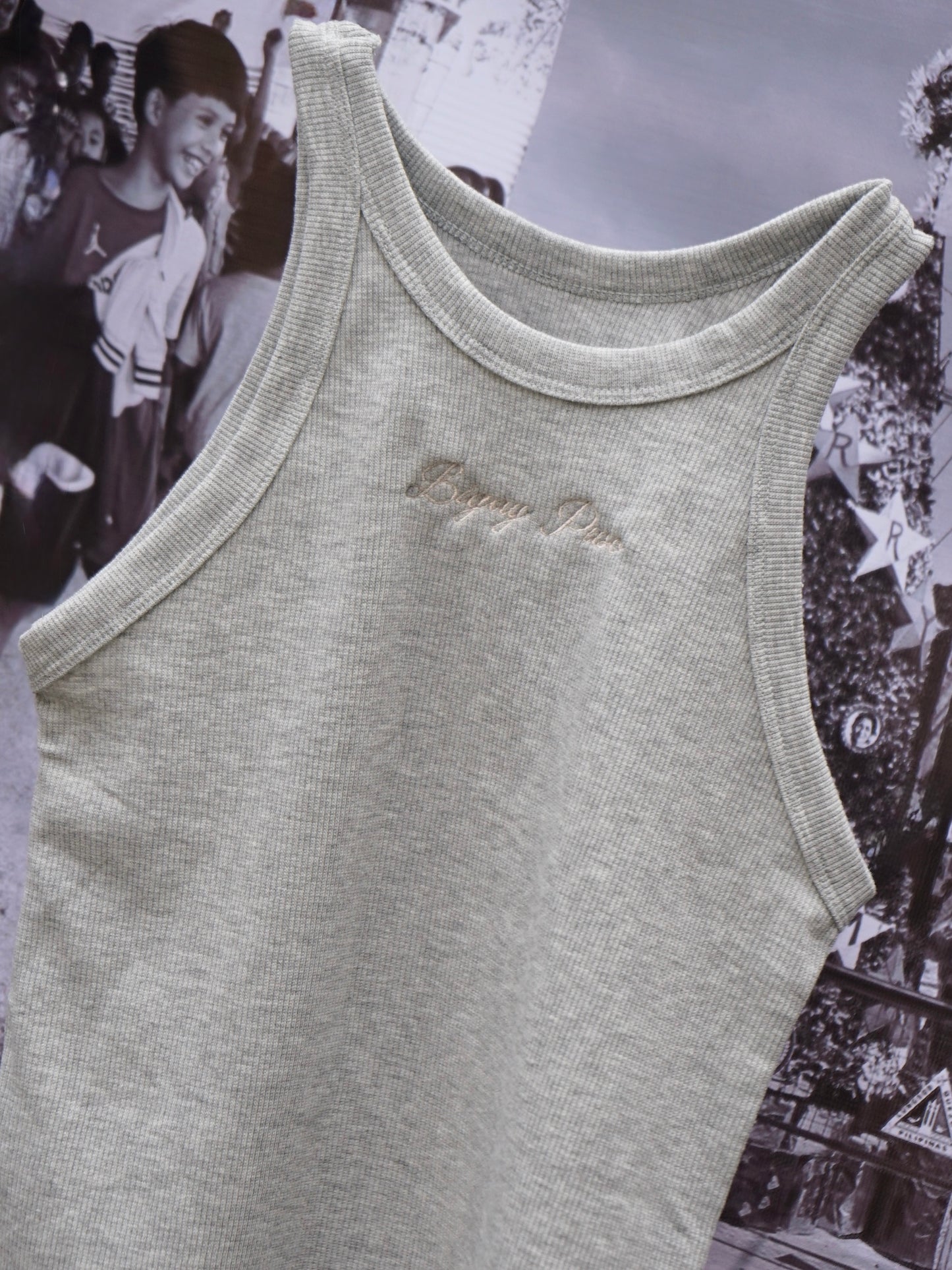 Bigay Puso Tank Top Grey