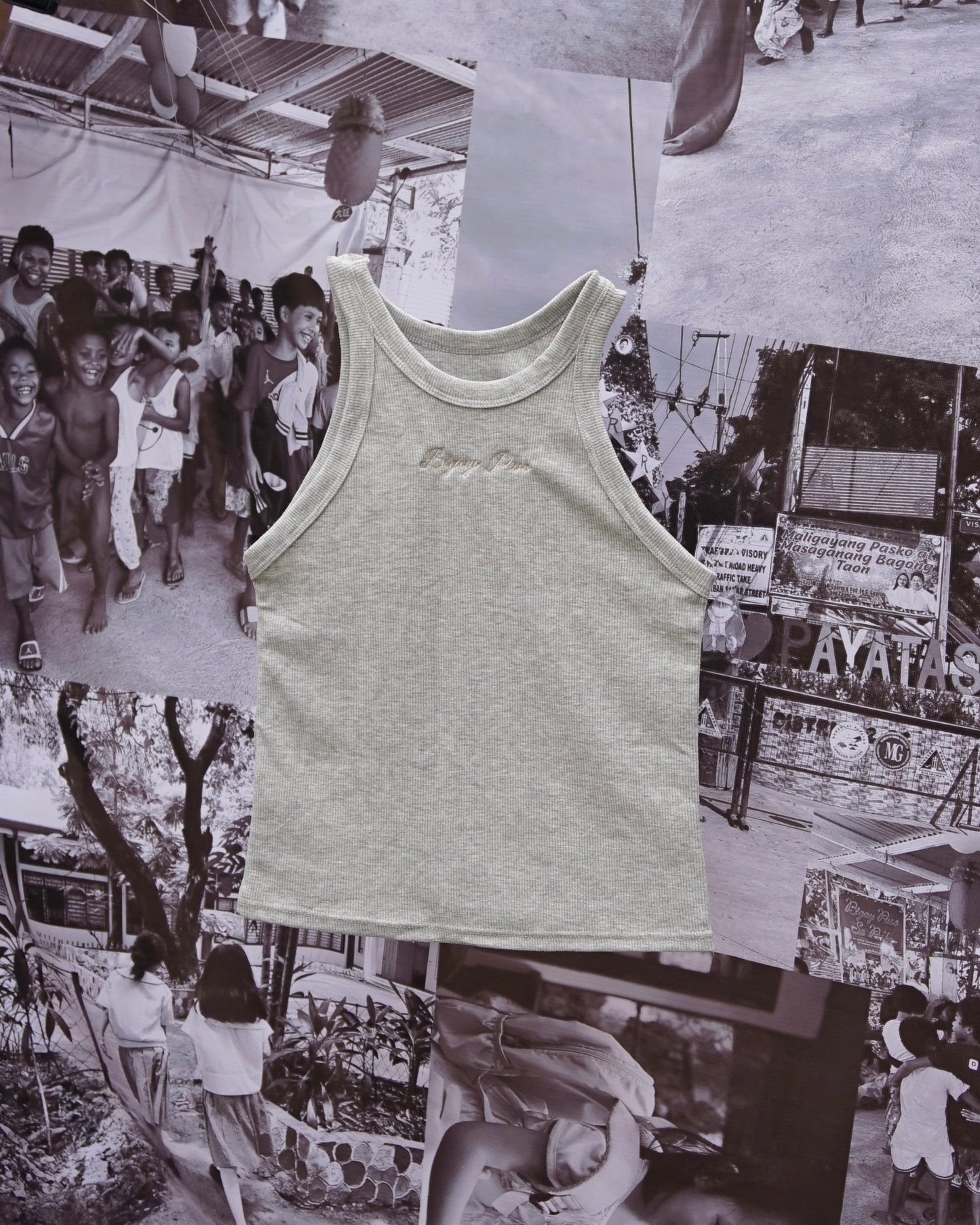 Bigay Puso Tank Top Grey