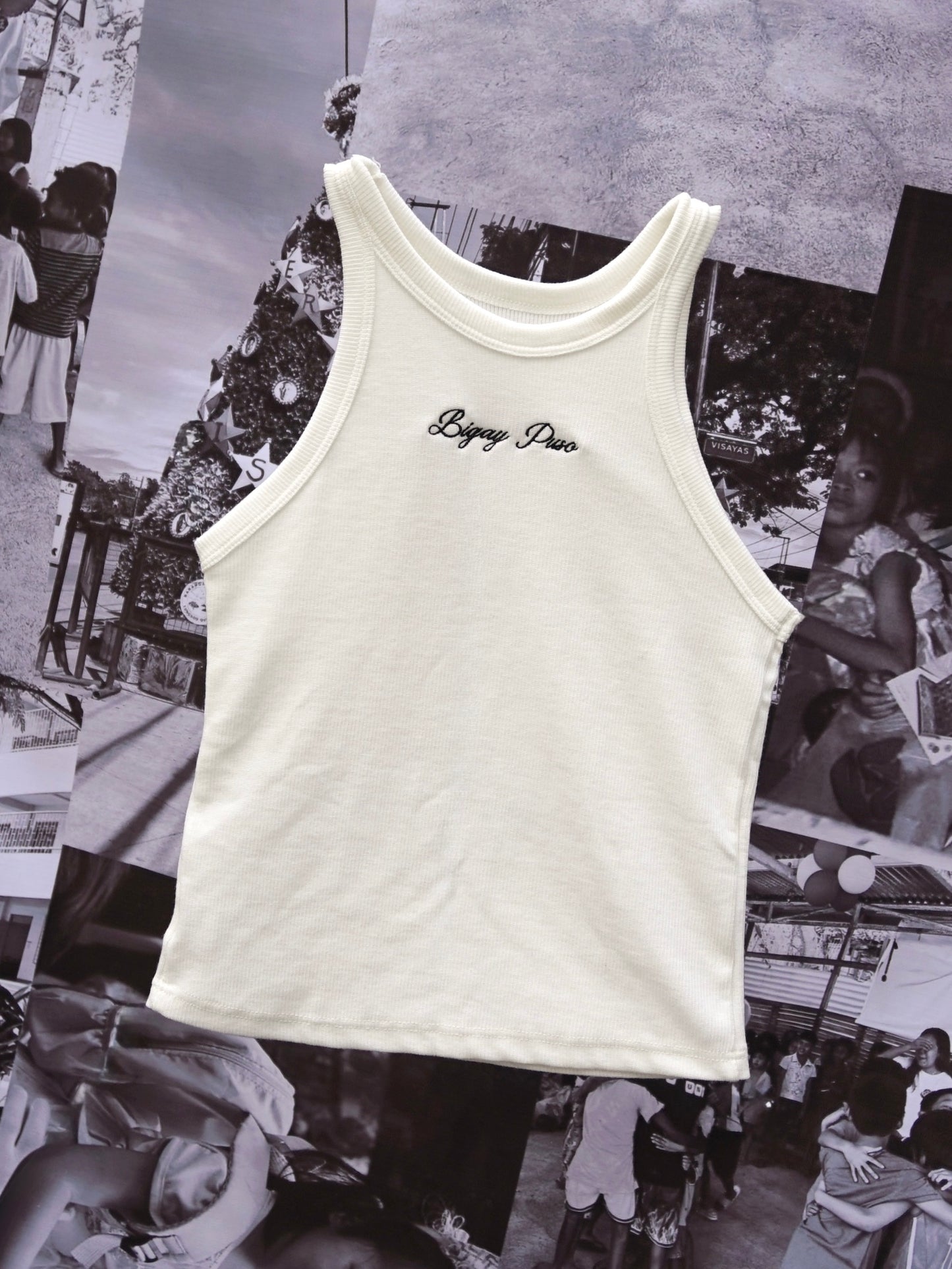 Bigay Puso Tank Top White