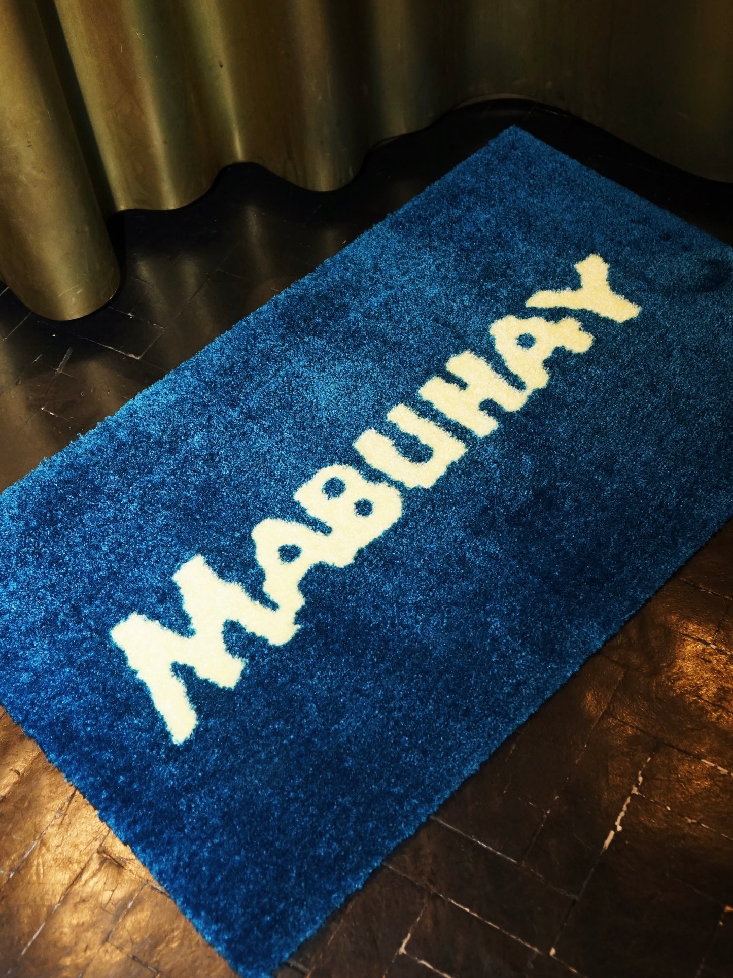 Mabuhay Mat Teal Blue