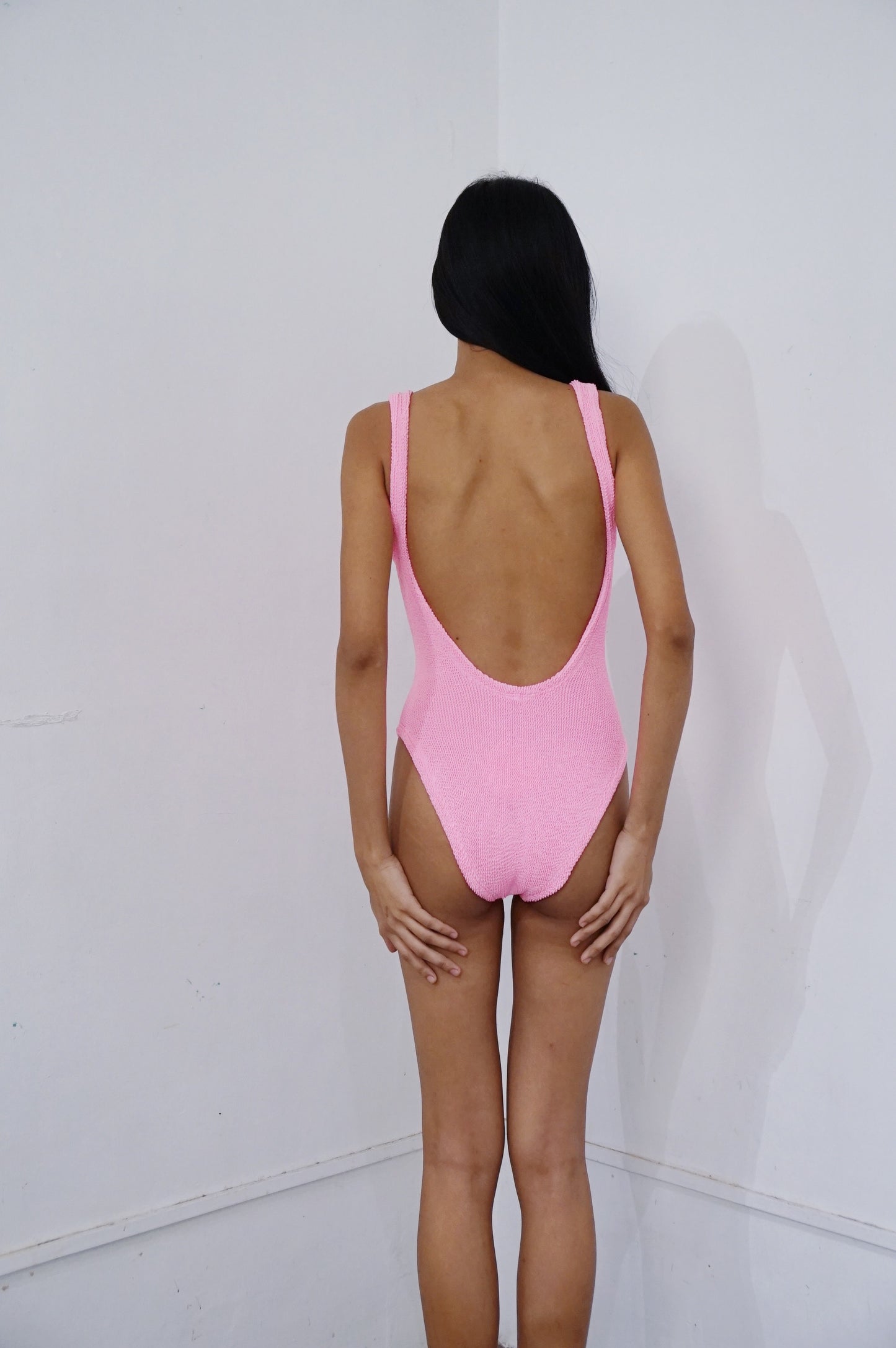 Square Neck Swim Bubblegum