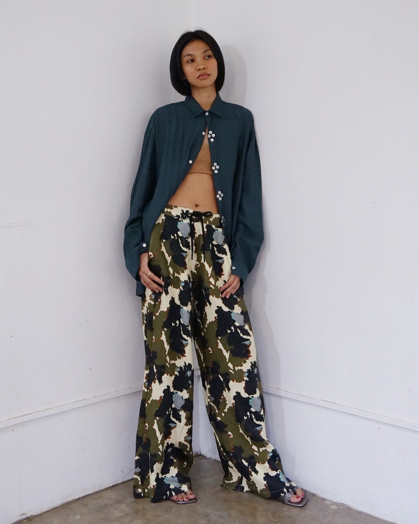 Foliago Mojave Linen Trousers