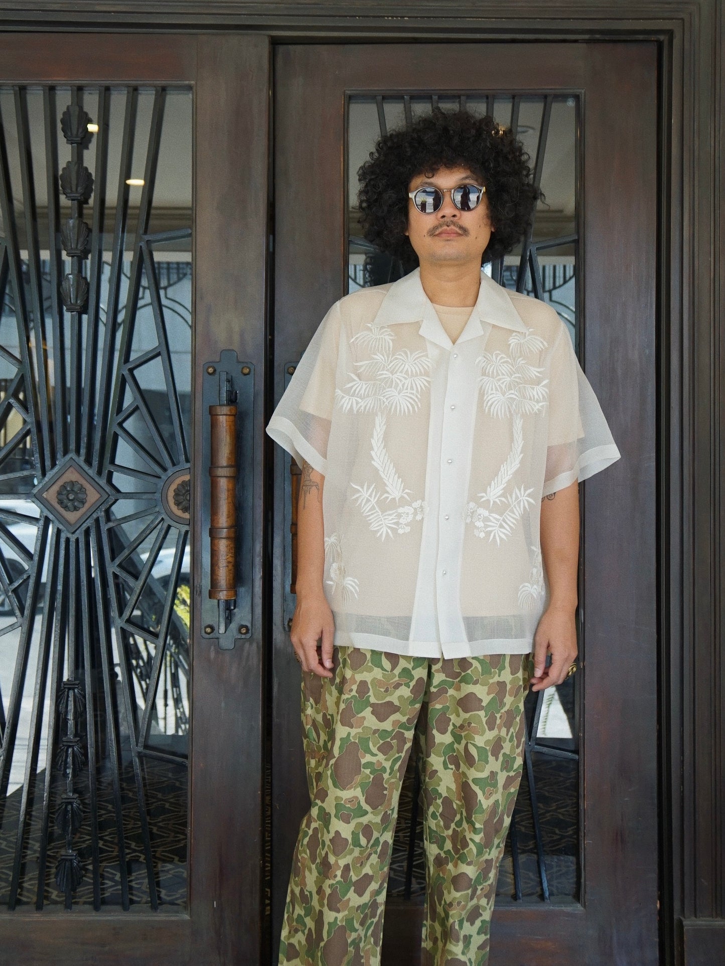 Tropical Barong White