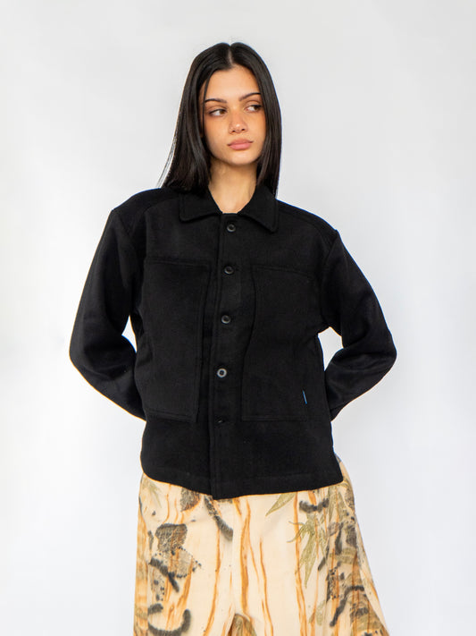 Women's Cliff Overshirt Black