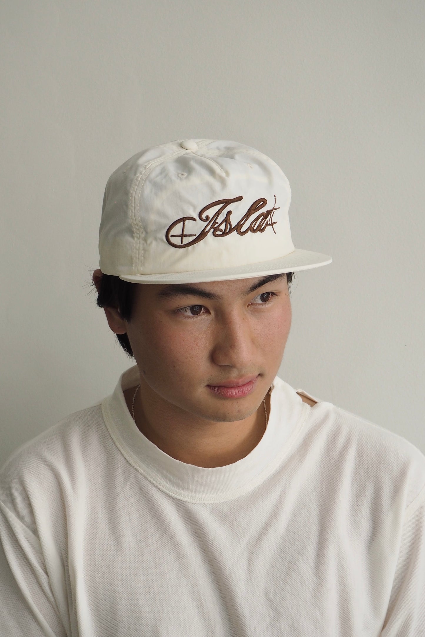 Script Logo Nylon Hat Bone