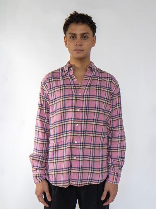 Grant Shirt Pink Plaid