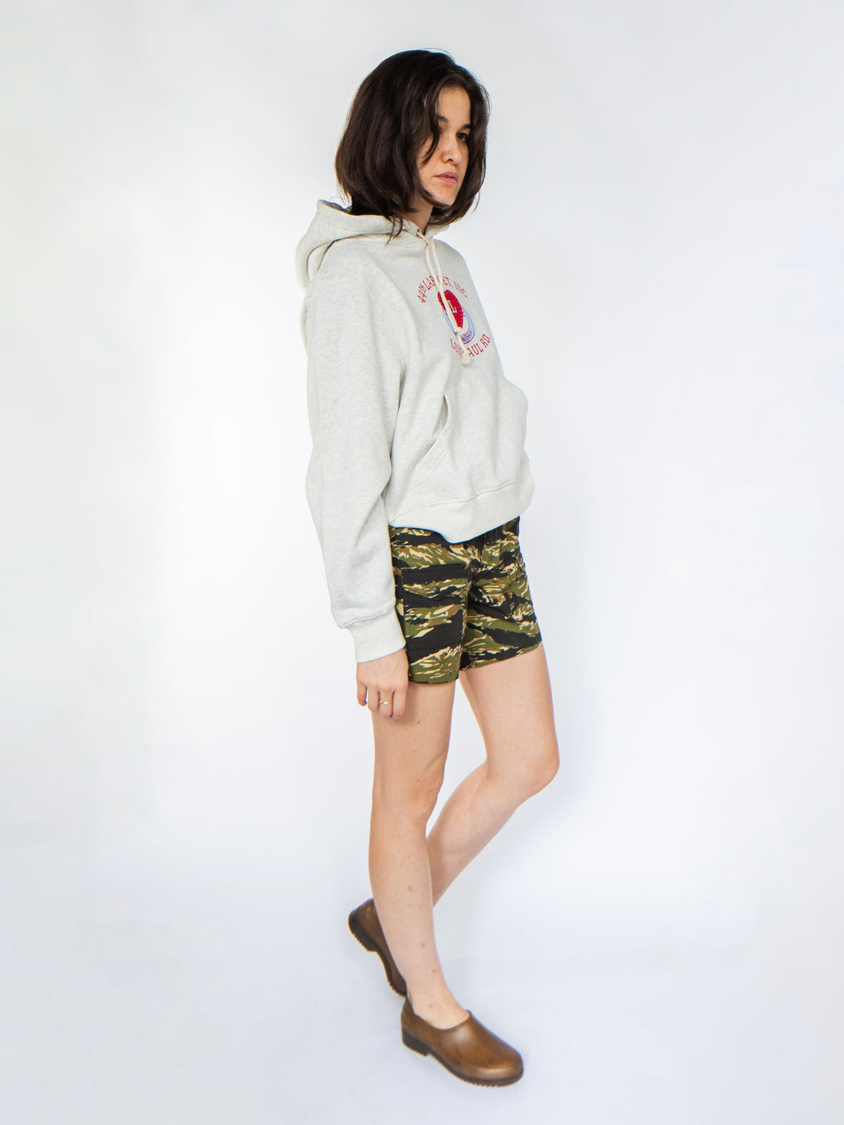 Women's Amore Hoodie Grey Marle