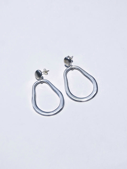 Iris Earrings Silver