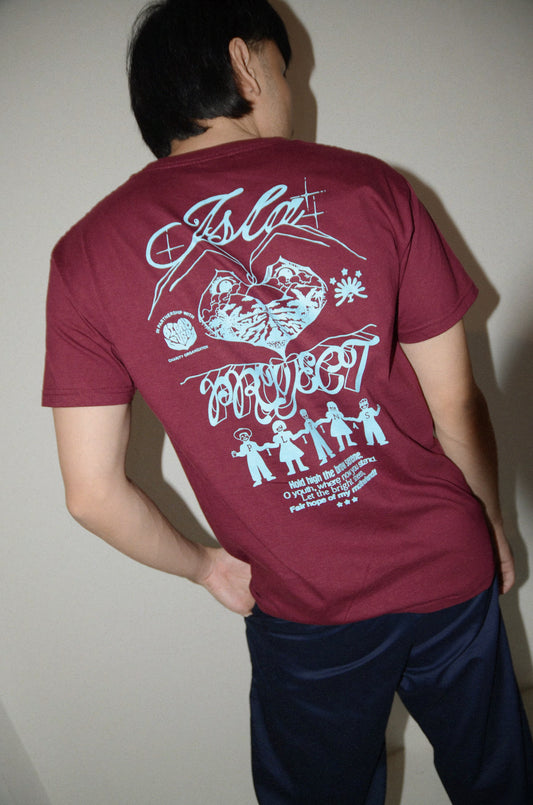 Bigay Puso x Isla 'O Youth' Tee Maroon