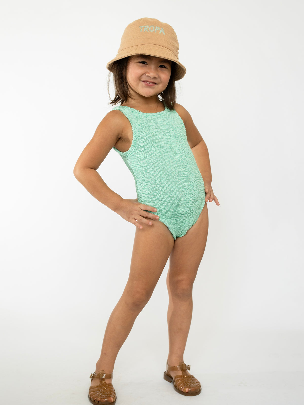 Kids Classic Swim Metallic Mint