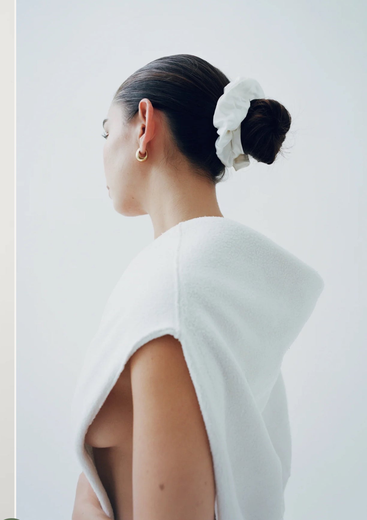 Silk Scrunchie Sampaguita