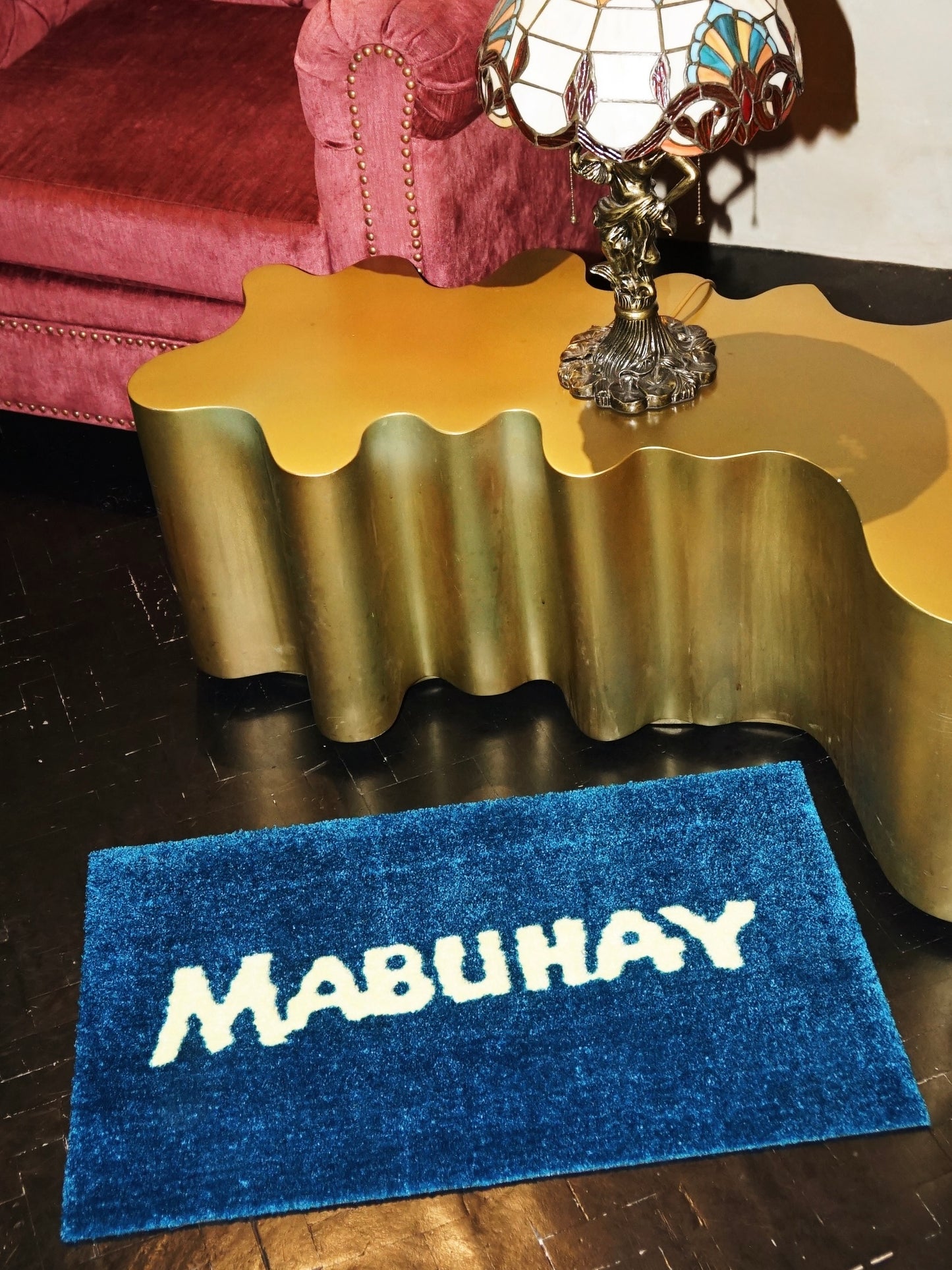 Mabuhay Mat Teal Blue