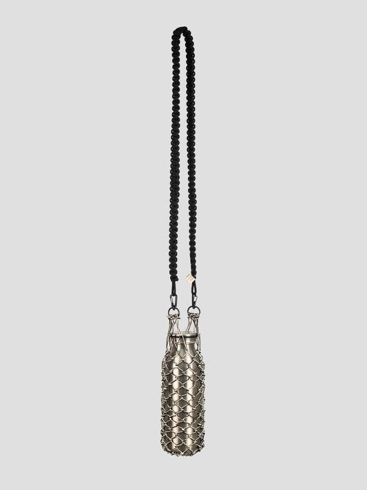 0/0 Crossbody Sling Bag Black + Cream