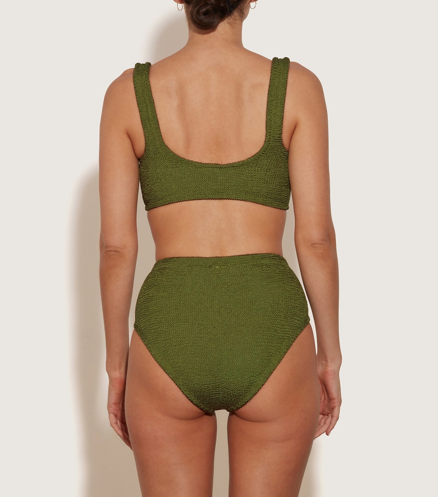 Nadine Bikini Metallic Moss