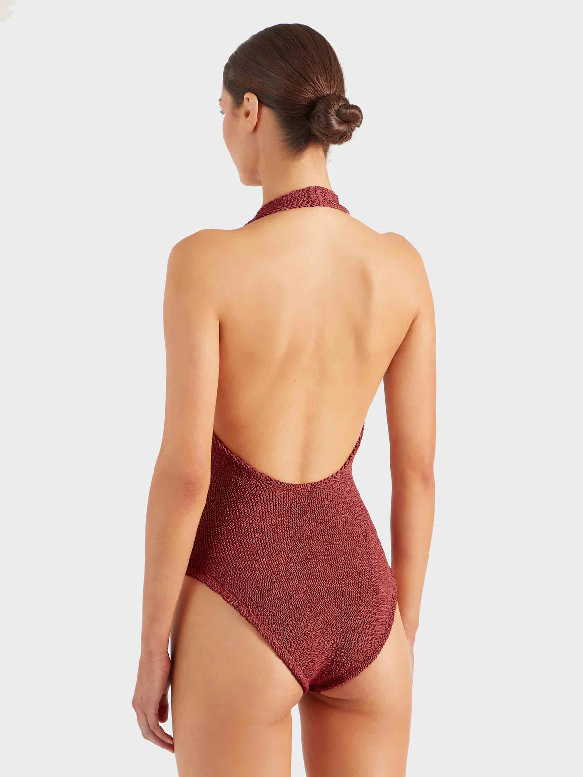Sandy Swim Metallic Rosewood