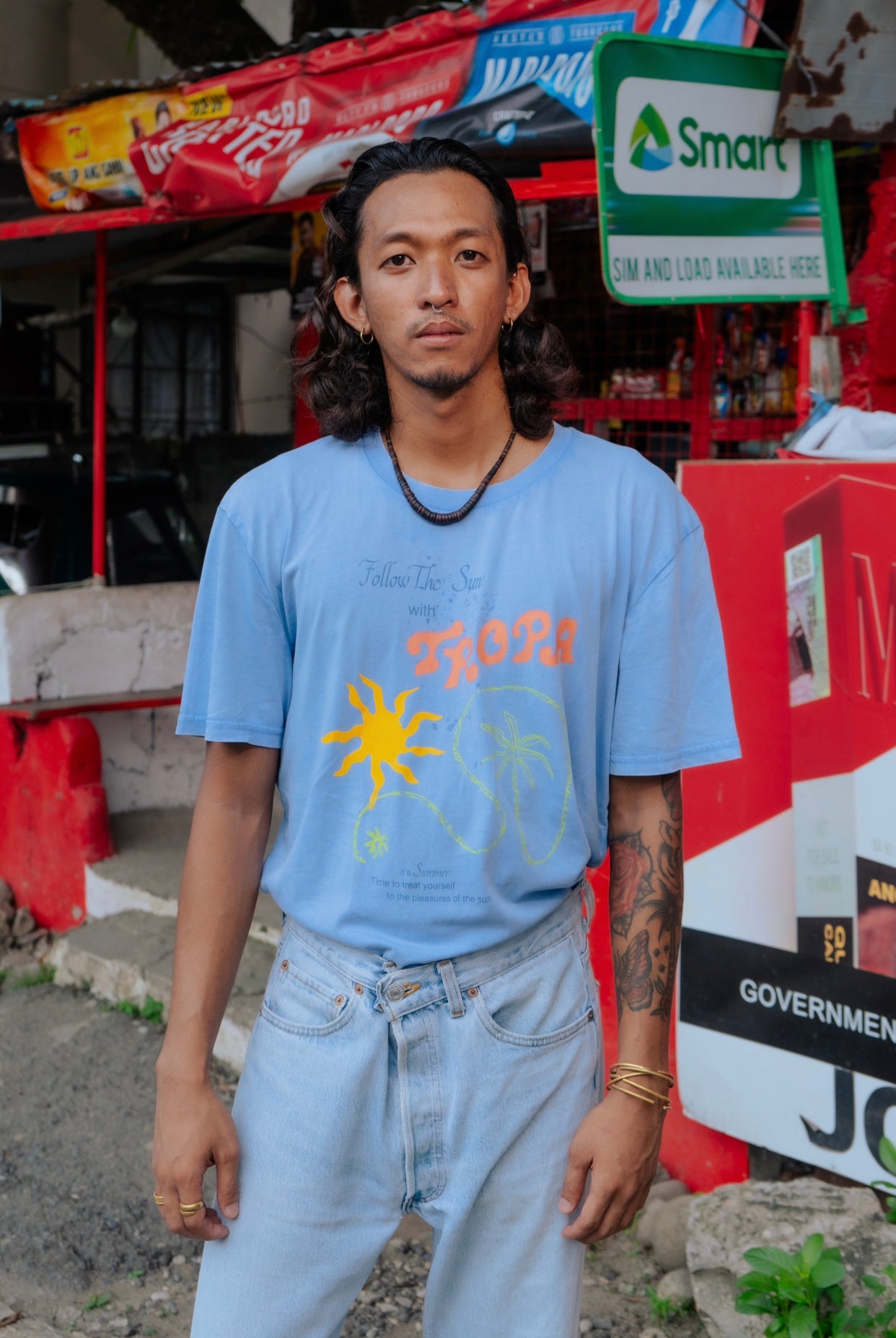 Zesto Tee Vintage Blue