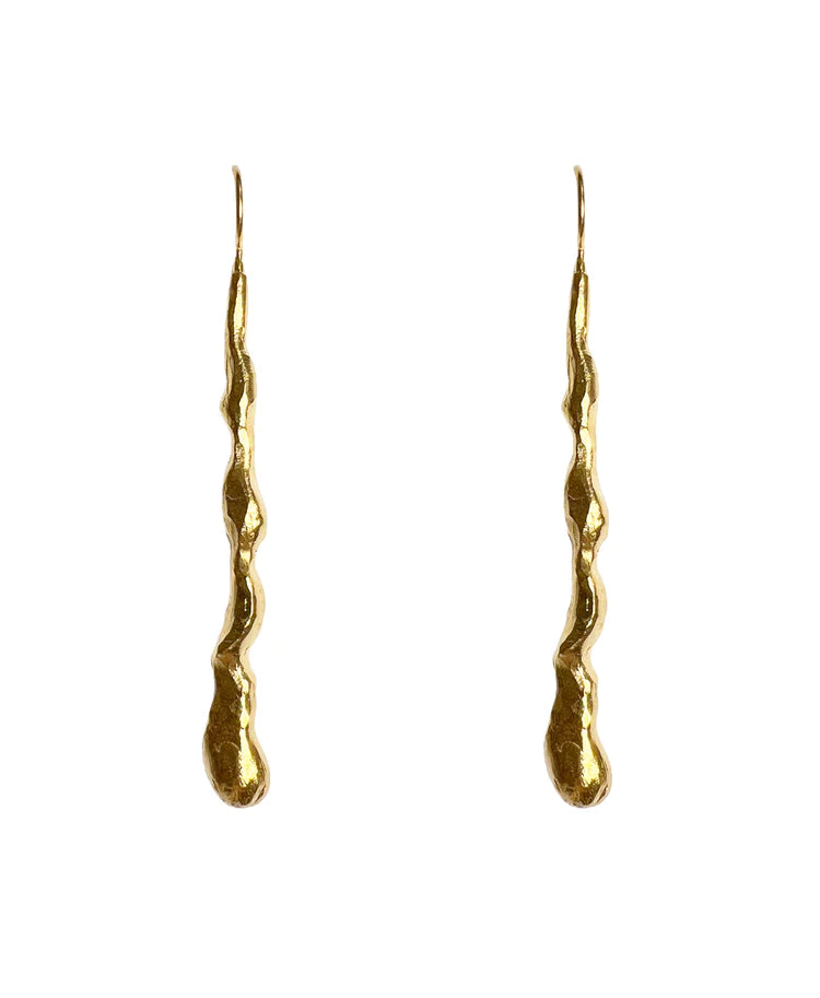Dripping Earrings Gold