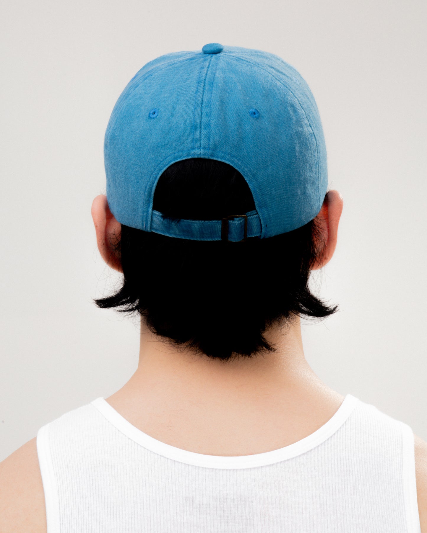 Bamboo Cap Acid Wash Blue