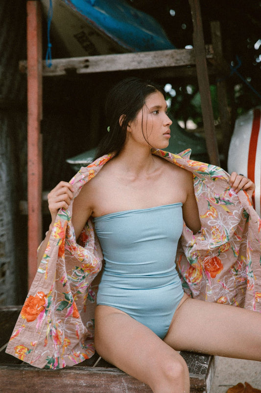 Saltwater Swimsuit Light Blue