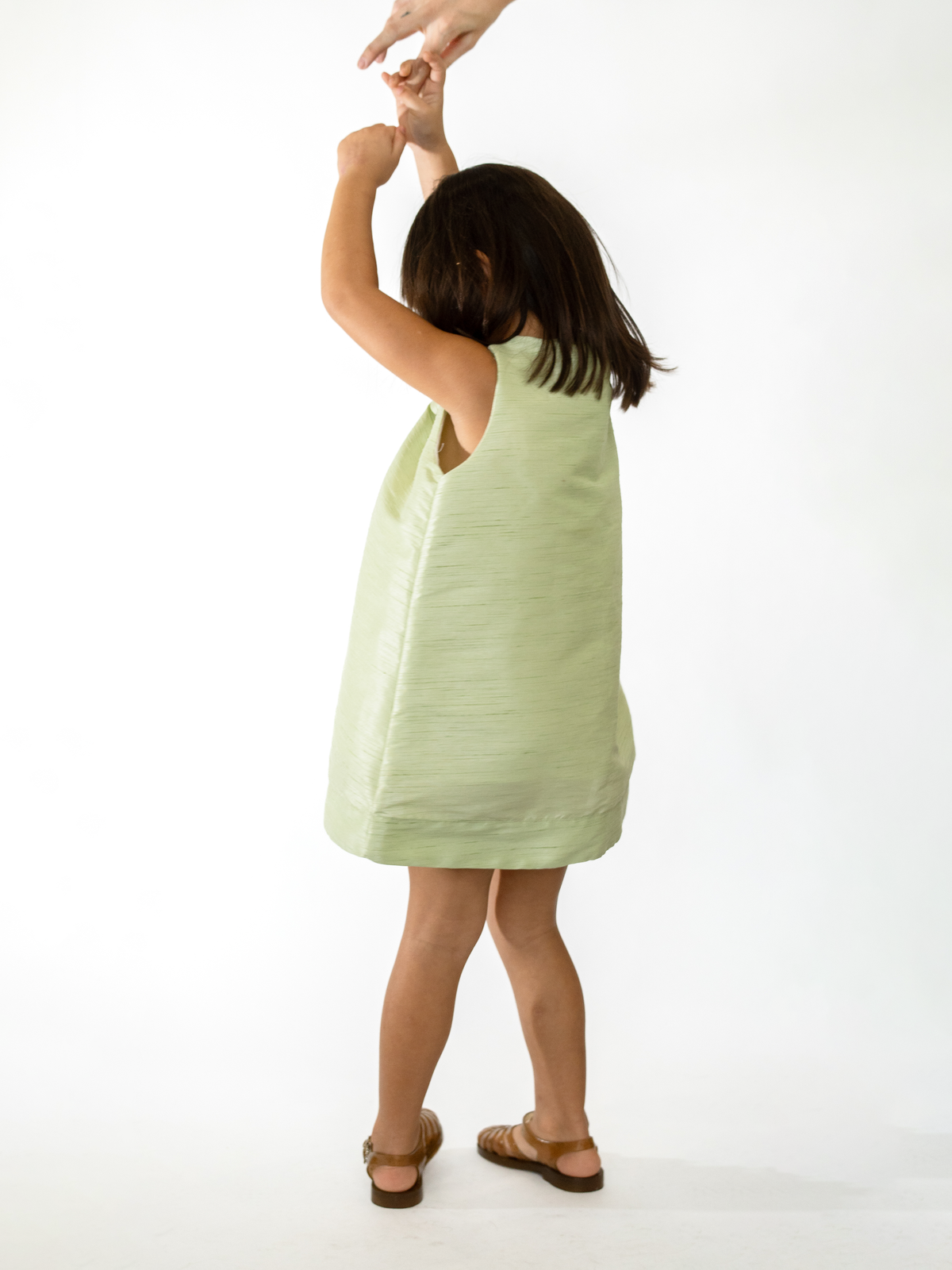 Girl's Swing Dress Melon