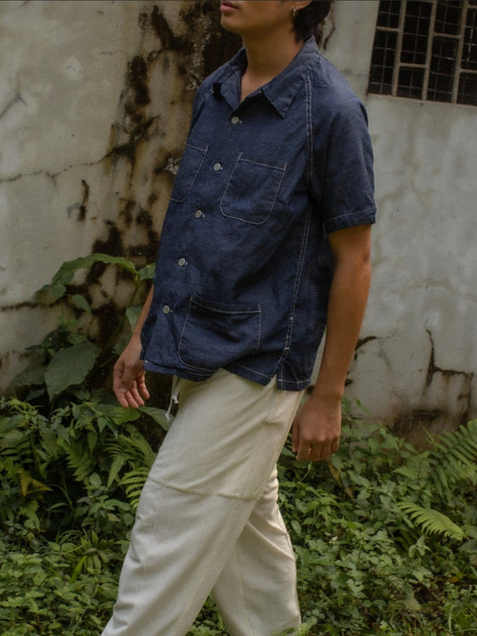 Tropa x Leon Denim Easy Joe Chambray Navy